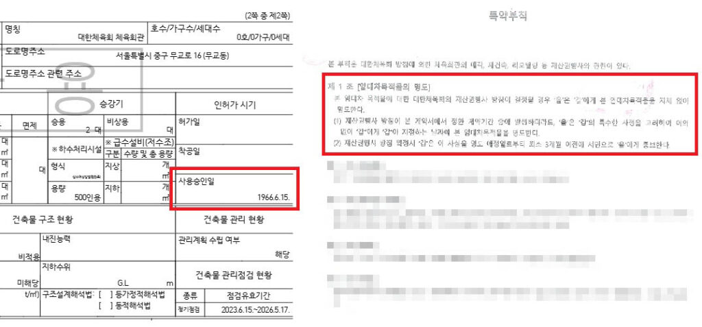명도 특약이 포함된 임대차계약서